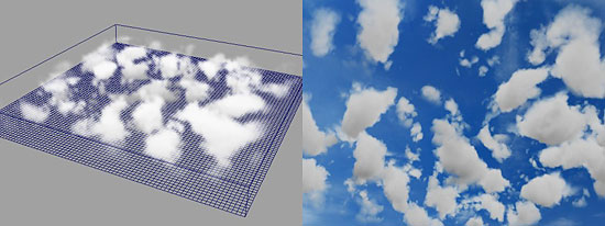 【3DCG】 フルイド(FLUID)で雲を作成するチュートリアル for Maya