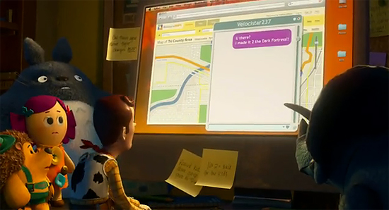 【3DCG】 『TOY STORY3』にトトロが友情出演。その姿がトレーラーで登場。