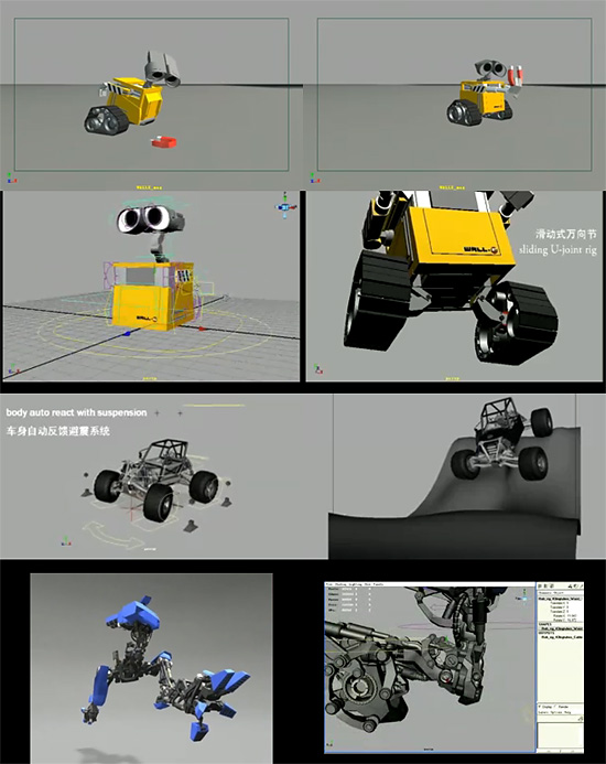 【3DCG】 WALL-Eのリグに挑戦した人『manitou』 他の作品のリグもスンゲェんですけど