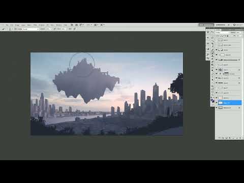 페느아트스쿨 : Concept Art - Laputa &amp; City