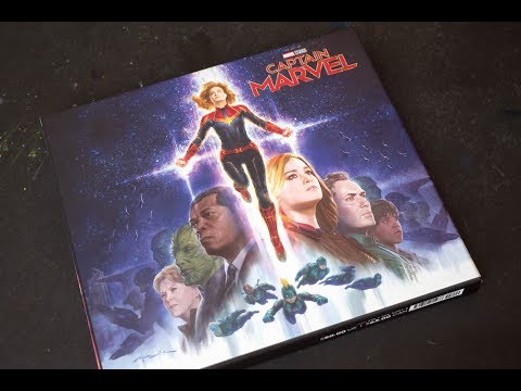 (book flip) Captain Marvel: The Art of the Movie