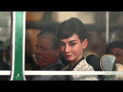 Audrey Hepburn &quot;Alive Again&quot; For a Chocolat Comercial! HD