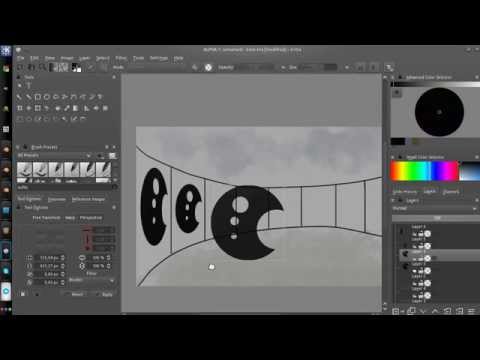 Krita 2.9 - New Perspective Transform Tool