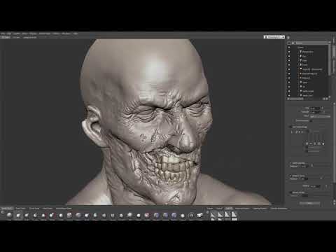 Mudboxを使ってフォトリアルなゾンビを作ってみる