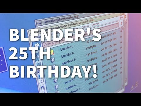 Blender&#039;s 25th Birthday!
