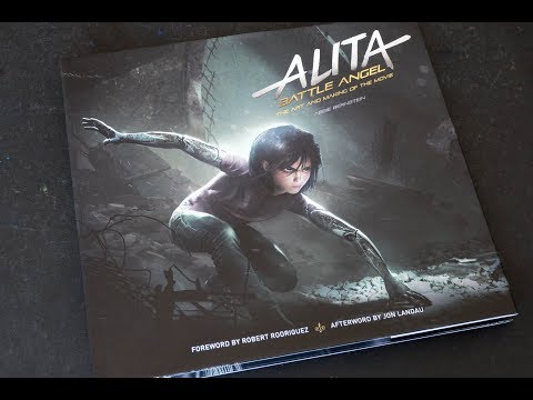 (book flip) Alita: Battle Angel - The Art and Making of the Movie