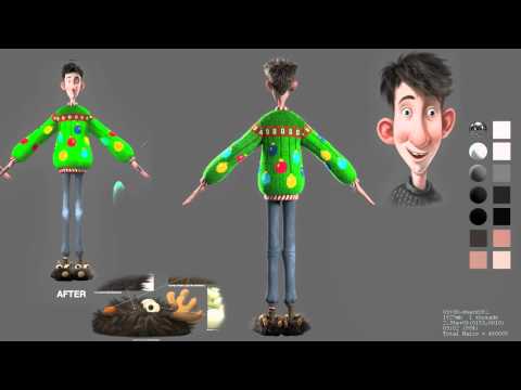 Arthur Christmas- Developing Arthur&#039;s Sweater