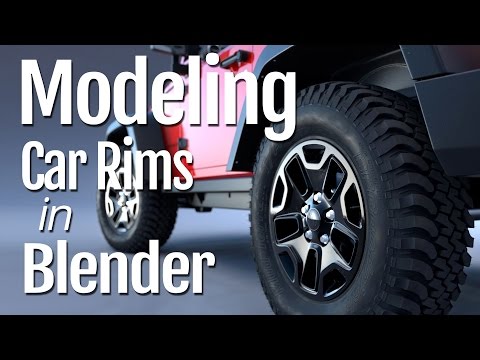 Modeling Car Rims in Blender