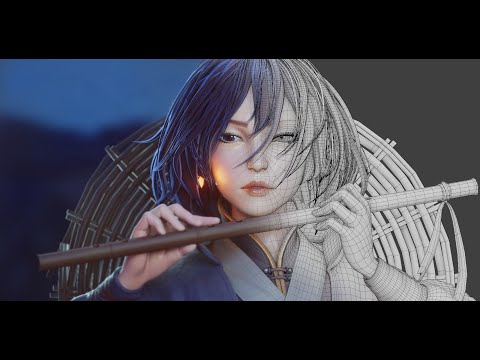 Blender Modeling - Turn an inspiring 2D concept into an exciting 3D scene with free software - Flute