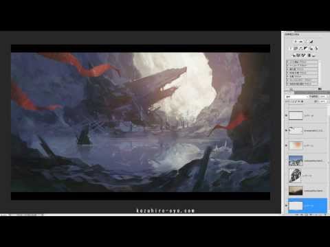 Snowscape - Speed Painting - Kazuhiro Oya