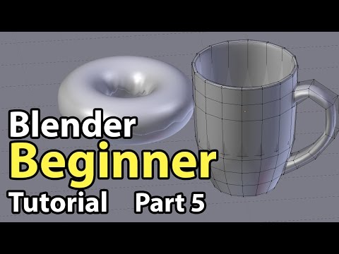 Blender Beginner Tutorial (OLD) - Part 5: Modelling