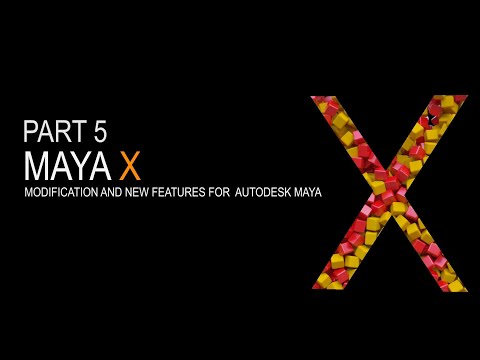 Maya X - Part5 New scatter and instance Tools