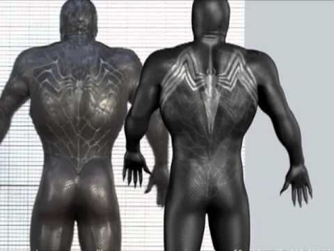 Spiderman 3 Muscle &amp; Skin Musculoskeletal Skinning Software