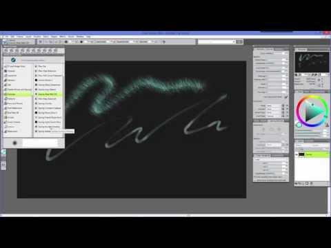 Physics Inspired Particle Brushes Tutorial