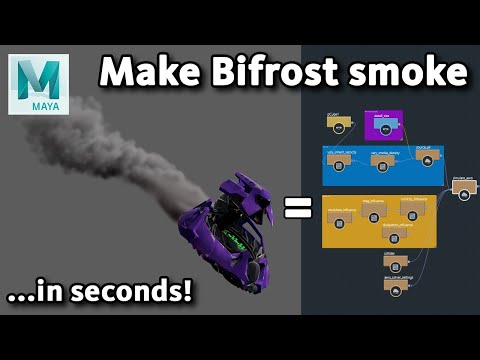 Creating a smoke trail in the Bifrost Graph (ver. 1.9.5.3)