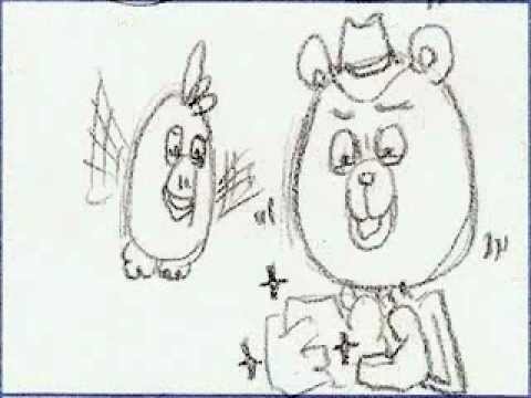 自主制作アニメ「Bear&#039;s Rock」2D animatics