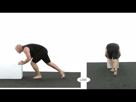 Push: Larger male: Slow Motion - Animation Reference Body Mechanics