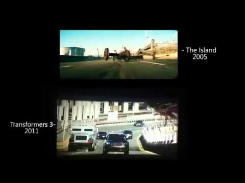 Same Scene in The Island (2005) &amp; Transformers 3 (2011)