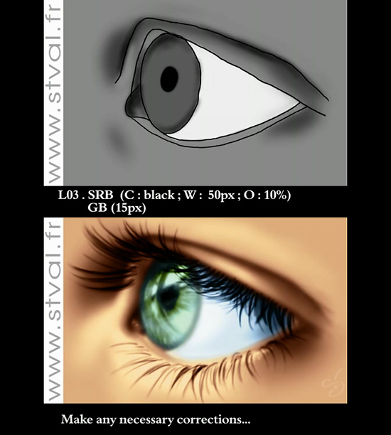 リアルな瞳の描き方 Cgトラッキング