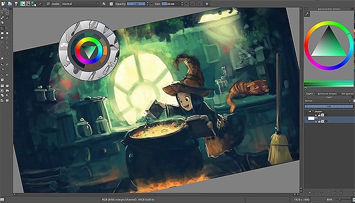 無料 日本語対応の高機能ペイントソフト Krita 2 9 正式版がリリース Cgトラッキング