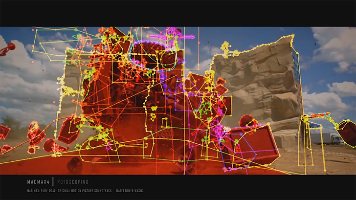 なんなんだい このロトスコープの量は Cgメイキング マッドマックス 怒りのデス ロード Cgトラッキング