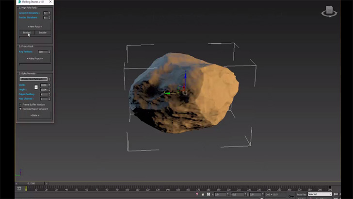 ランダムに岩を生成出来る3dsmaxの無料スクリプト Rstones Mayaにも欲しい Cgトラッキング