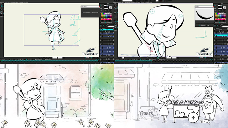 Cgメイキング映像も興味深い 2dアニメーションソフトmohoを使ったミュージックビデオ作品 Cgトラッキング