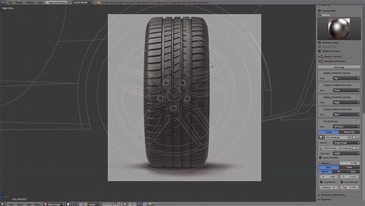 フリーの3dcgソフト Blender で作る 車のタイヤとホイールモデリングのチュートリアル動画 Cgトラッキング