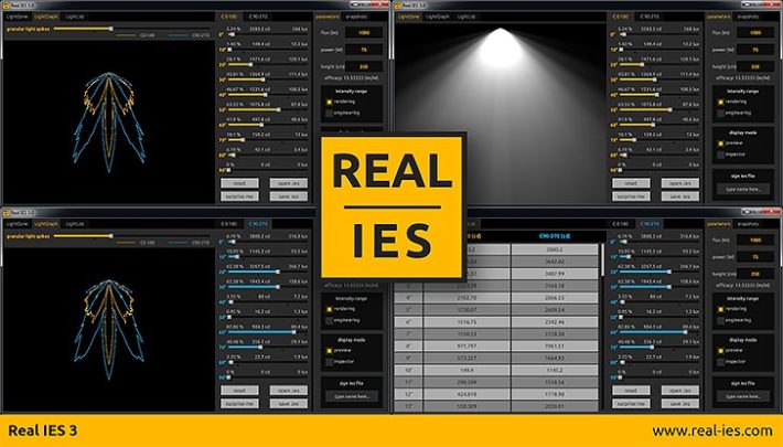 CG、CAD用の正確なライト情報を生成するツール『Real IES 3.0』 | CGトラッキング