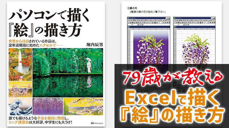 79歳著のイラスト参考書 パソコンで描く 絵 の描き方 使用イラストソフトはexcelなんです Cgトラッキング